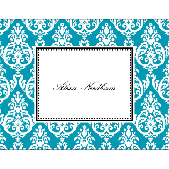 Madison Teal Folded Note Cards